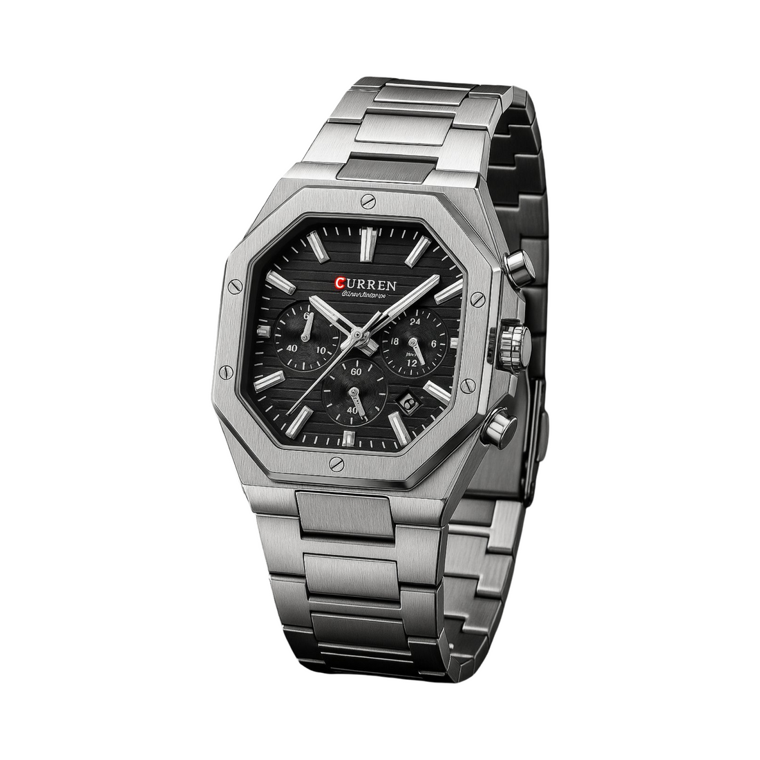 Reloj CURREN 8459 –metálico  de Acero Inoxidable