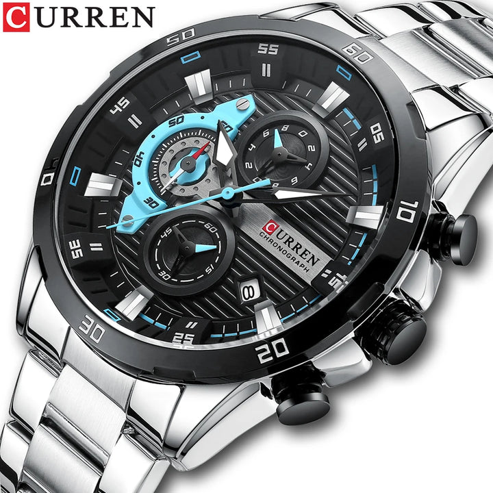 Curren 8402 Moda Masculina
