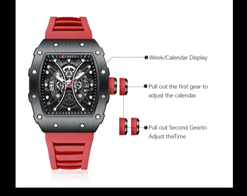 Curren 8438 Estilo Masculino