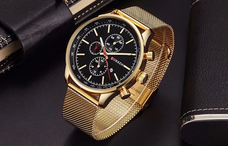 Curren 8227 Analógico Resistente al Agua