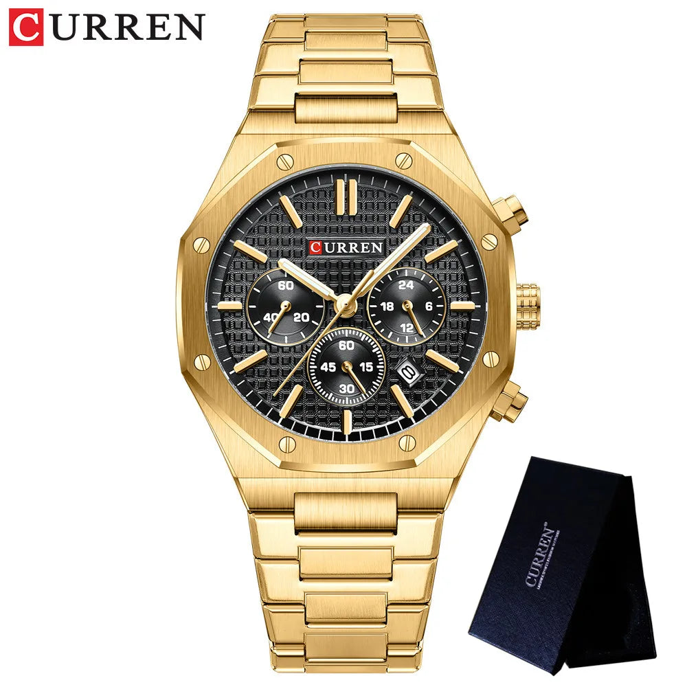 Curren 8440 Dorado Cronógrafo