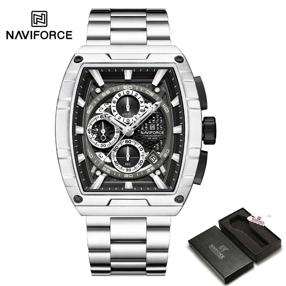 Naviforce Nf8066 Crono Hombre Acero