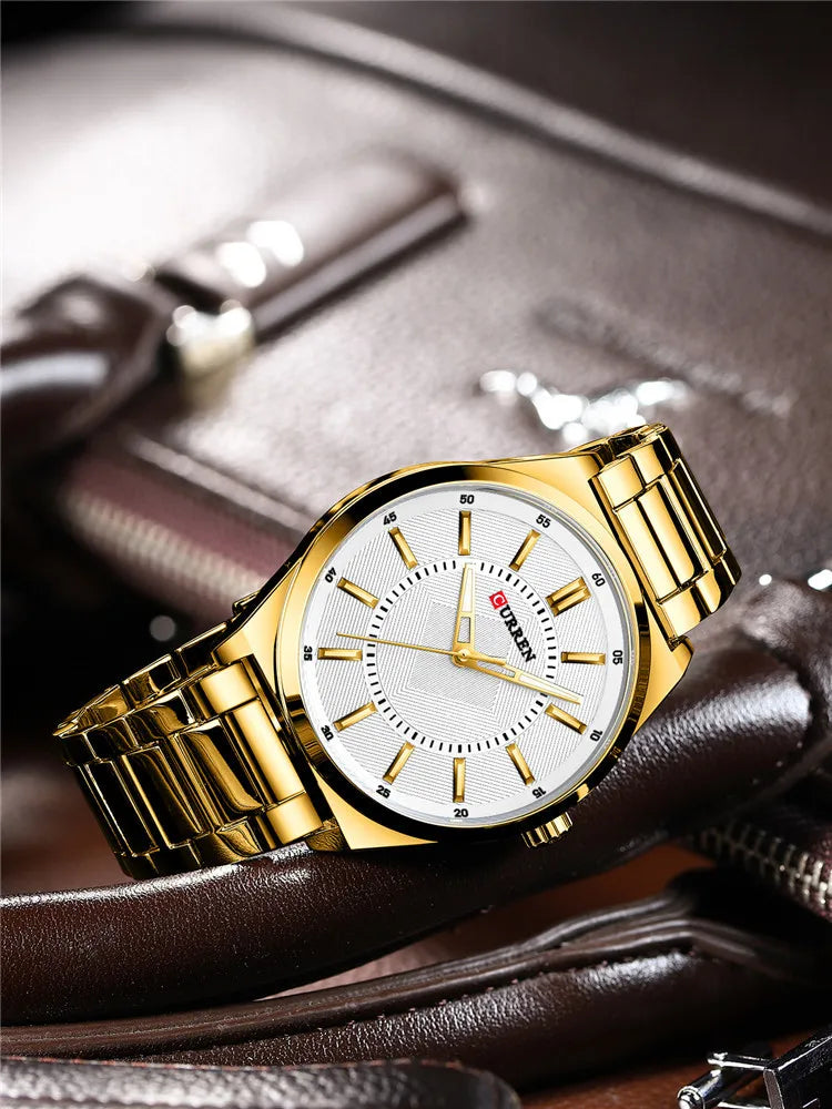 Curren 8407 Acero Elegante