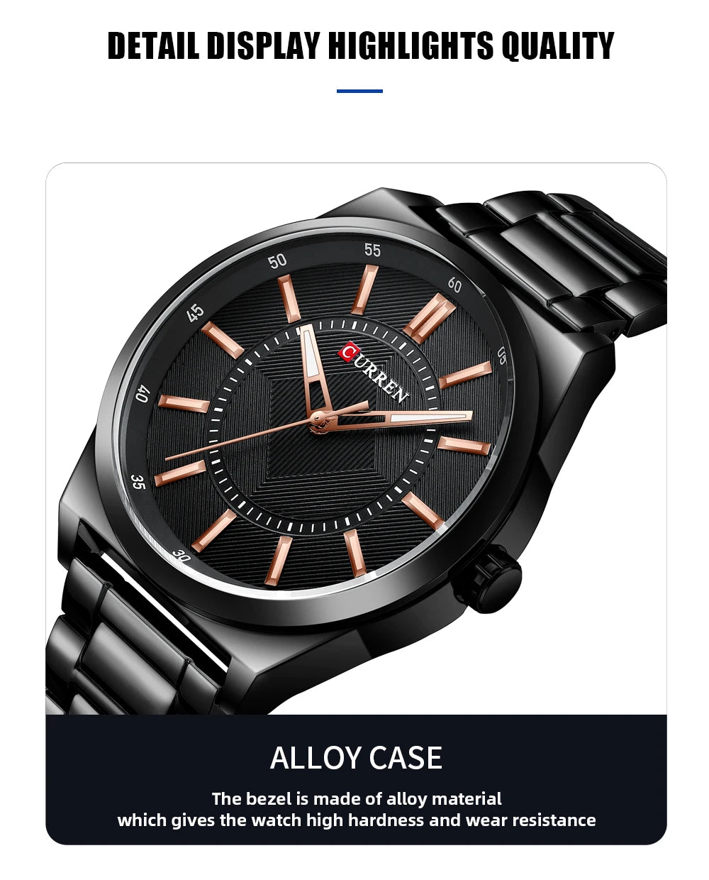 Curren 8407 Acero Elegante