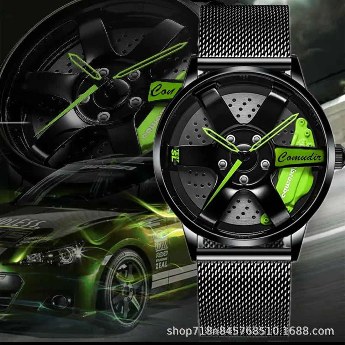 Fully Automatic Movement Watch Sports Men's Waterproof Wheel Style Non Mechanical Watch New Model Luxury Watch Quartz Clock