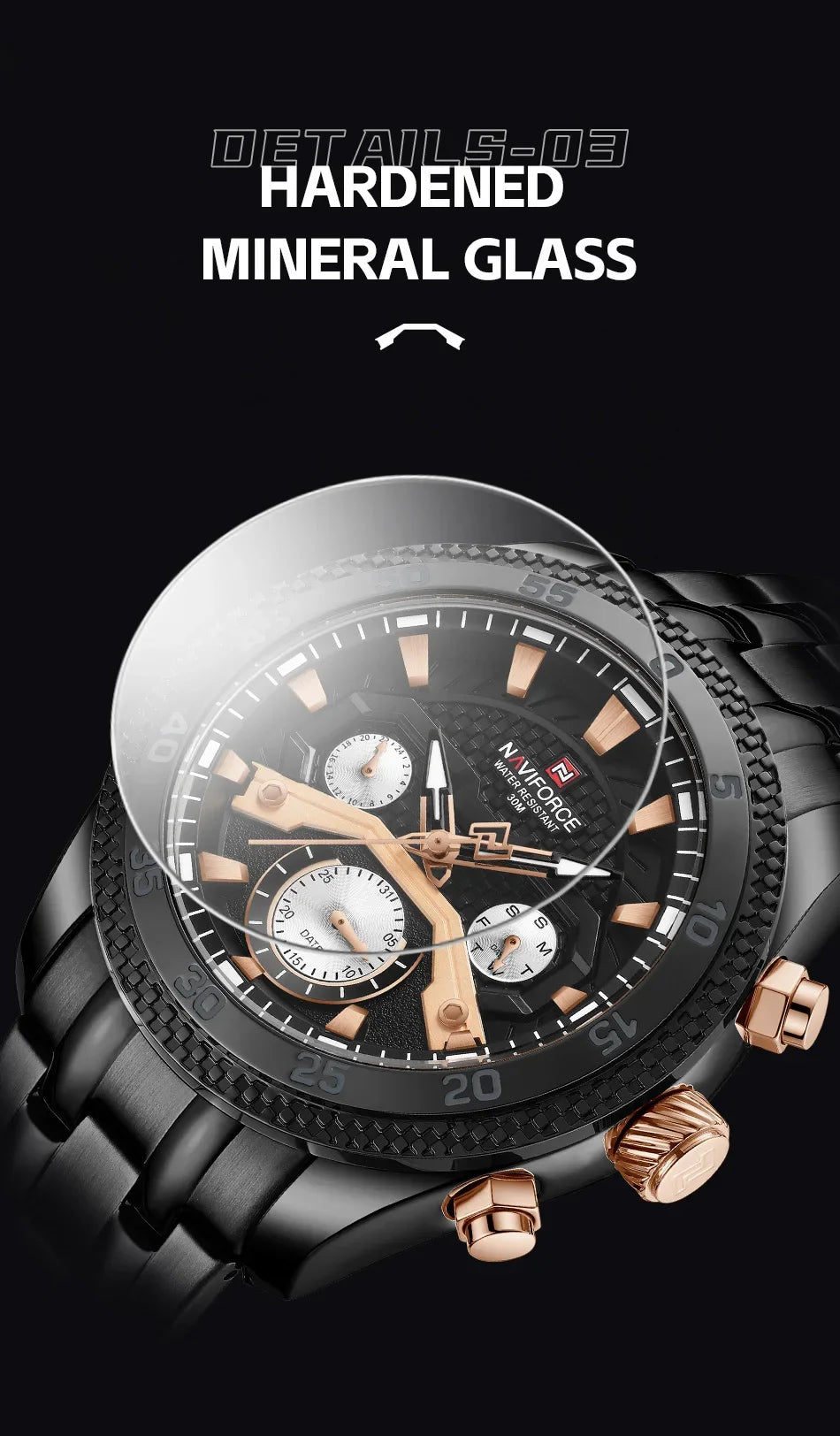 NAVIFORCE resistente al agua