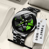 Fully Automatic Movement Watch Sports Men's Waterproof Wheel Style Non Mechanical Watch New Model Luxury Watch Quartz Clock