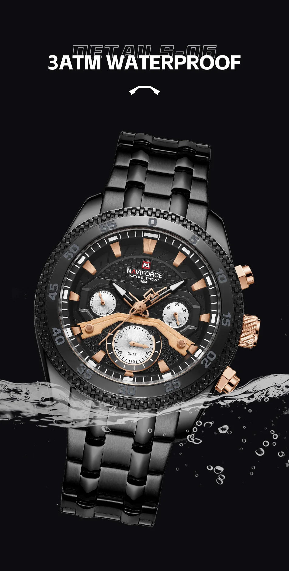 NAVIFORCE resistente al agua