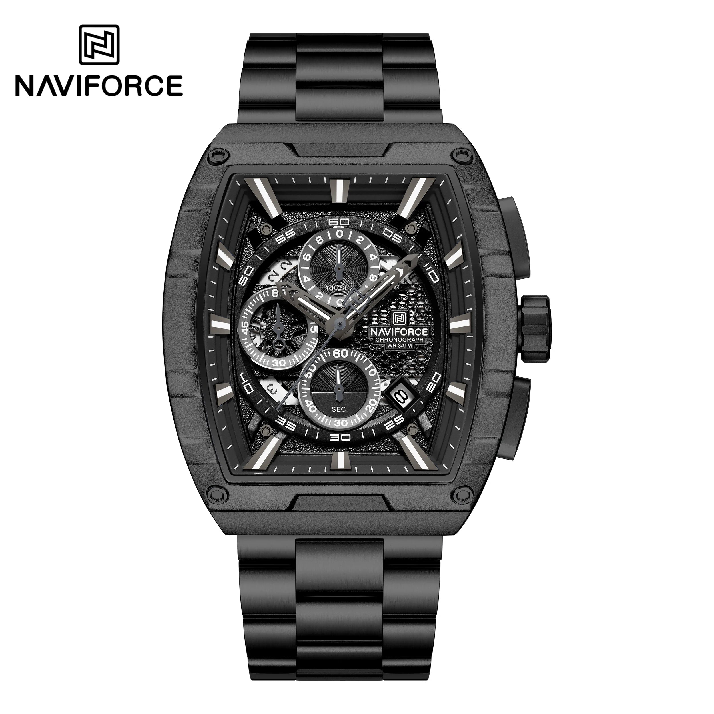 Naviforce Nf8066 Crono Hombre Acero