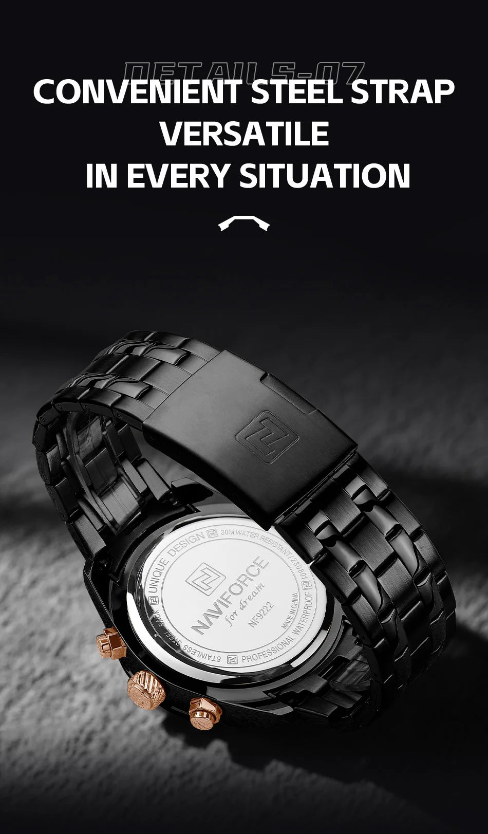 NAVIFORCE resistente al agua