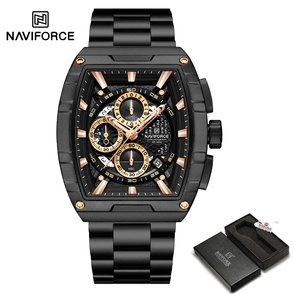 Naviforce Nf8066 Crono Hombre Acero