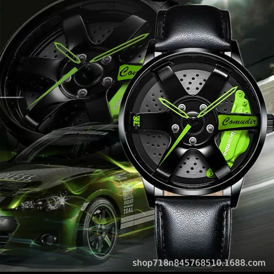 Fully Automatic Movement Watch Sports Men's Waterproof Wheel Style Non Mechanical Watch New Model Luxury Watch Quartz Clock