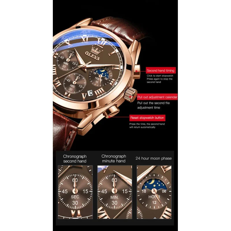 Olevs 2871 Cronógrafo de Lujo