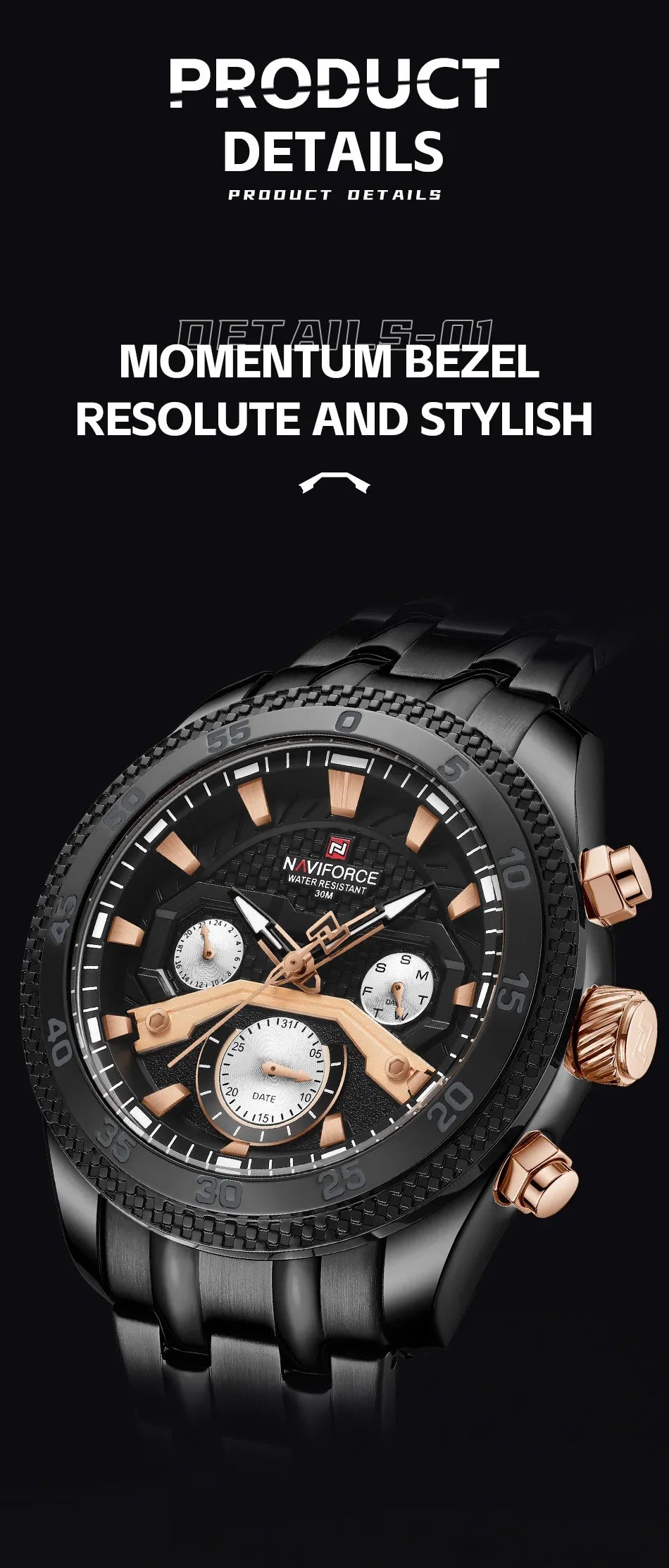 NAVIFORCE resistente al agua