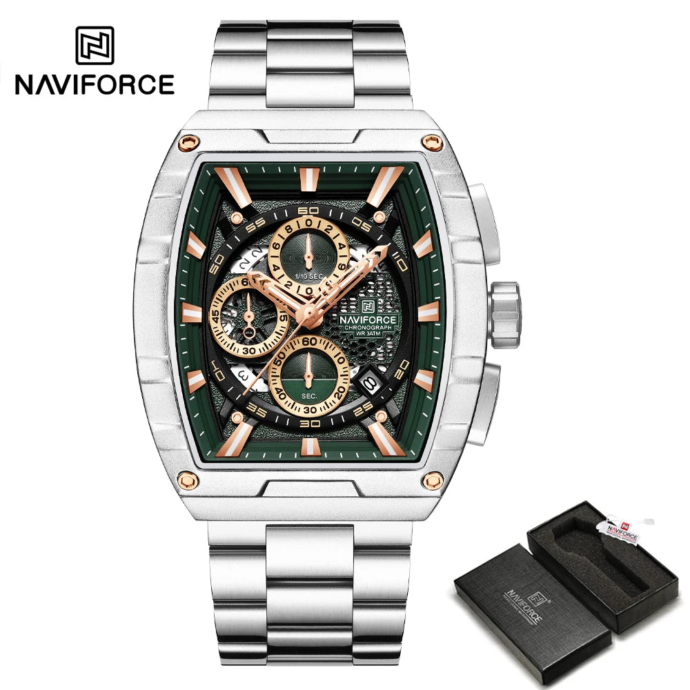 Naviforce Nf8066 Crono Hombre Acero
